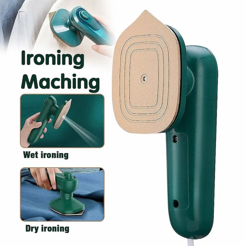 Professional Micro Steam Iron | Handheld Portable Garment Steamer for Clothes | Quick Heat-Up Mini Household Ironing Machine