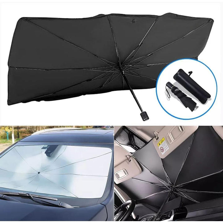 Foldable Car Windshield Sunshade Umbrella Heat Shield UV Protection For Front Windshield Interior Protection