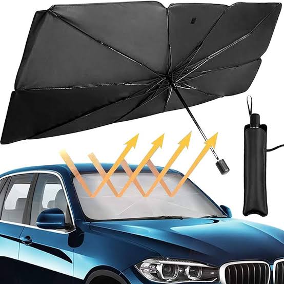 Foldable Car Windshield Sunshade Umbrella Heat Shield UV Protection For Front Windshield Interior Protection